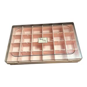 MARY KAY Cosmetics 1985 Pink Storage/Display Acrylic Case/Box